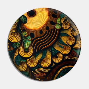 Wax Print Pin