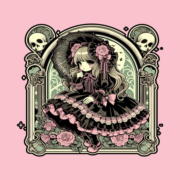 Gothic Spooky Kawaii Lolita by DesignDinamique