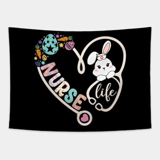 Heart Stethoscope Nurse Life Tapestry