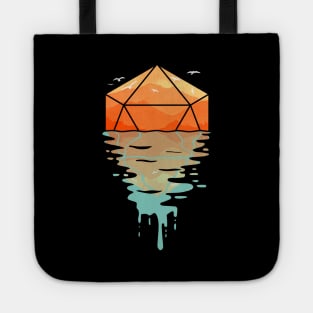 Rippling d20 - DnD Dungeons & Dragons D&D Tote