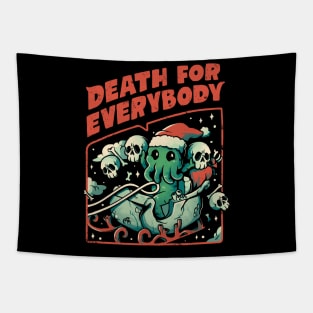 Death For Everybody  - Funny Horror Christmas Gift Tapestry