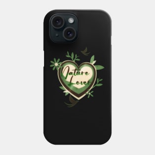 Nature Lover Earth Day Heart Design Phone Case