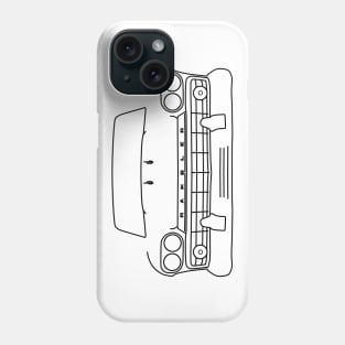 1959 AMC Rambler classic car black outline graphic Phone Case