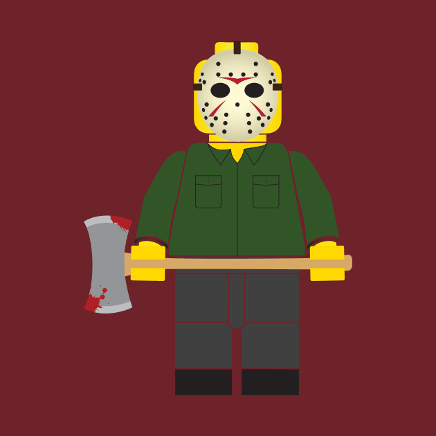 Jason Voorhees Brick Guy by RyanBlackDesigns