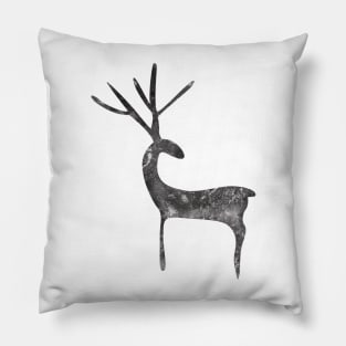 The Deer Abstract Pillow