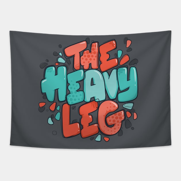 The Heavy Leg Tapestry by polliadesign