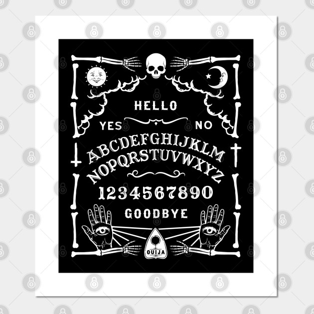 Ouija Board Spirit Board Ouija Board Posters And Art Prints Teepublic Uk