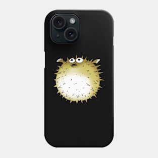 funny puffer fish Phone Case