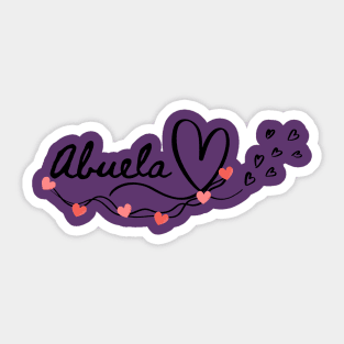 Floral Regalo Para Abuela Blessed Abuelita Spanish' Sticker