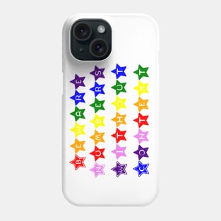 Beware Numbers Without Context Rainbow Stars Phone Case