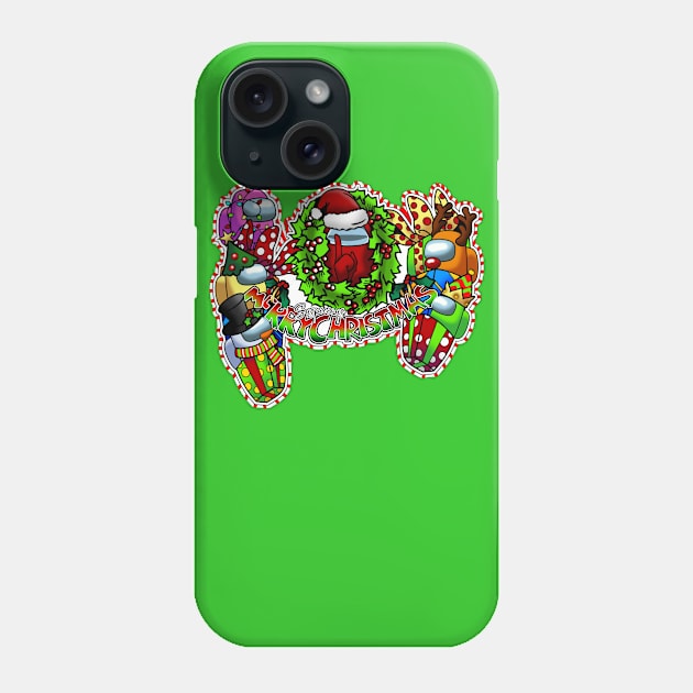 AmongUsXmas Phone Case by Tookiester