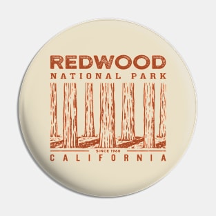 Redwood National Park Pin