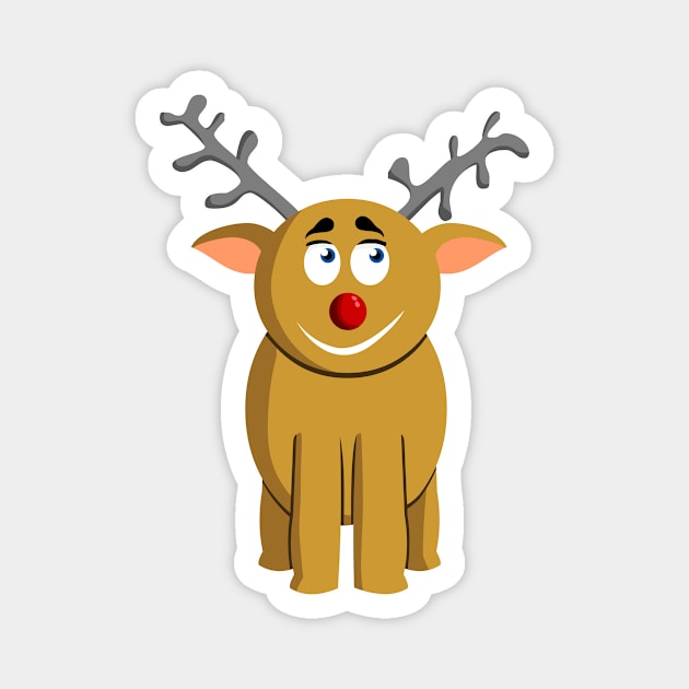 Rudolph Magnet by scoffin