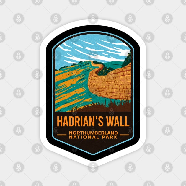 Hadrian’s Wall Northumberland National Park Magnet by JordanHolmes