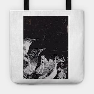 Boy with birds Tote