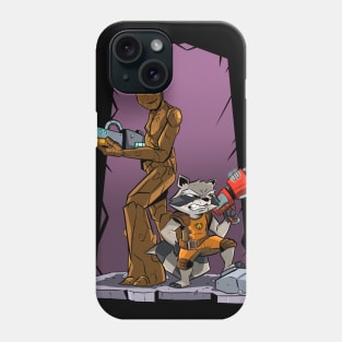 Rocket and Groot Phone Case