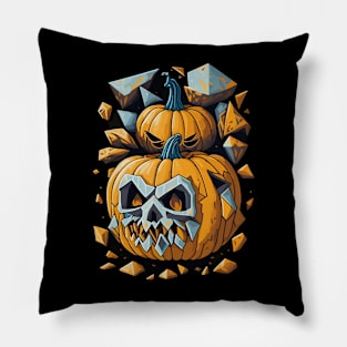 Halloween Jack O Lantern Pumpkin Pillow