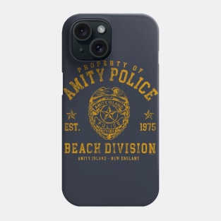 Amity Island Police Beach Division Phone Case