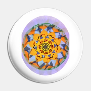 Animal Mandala Pin