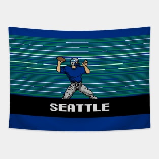 8-Bit Quarterback - Seattle Tapestry