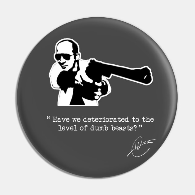 Hunter S Thompson - Beasts Pin by GonzoWear