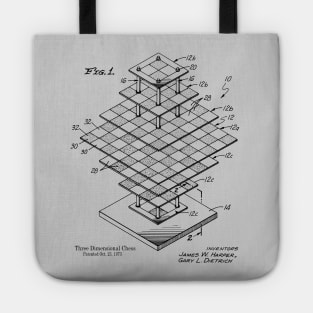 Patent Print 3D Chessboard Boardgamer Gift Tote