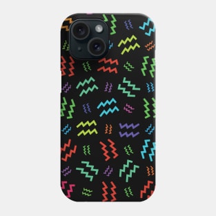 Pattern Aquarius Zodiac Sign Horoscope Astrology Symbol Black Phone Case