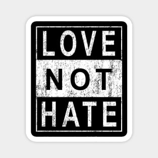 Love Not Hate | Black Lives Matter. Magnet