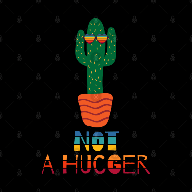 Not A Hugger Funny Sarcastic cactus by heidiki.png