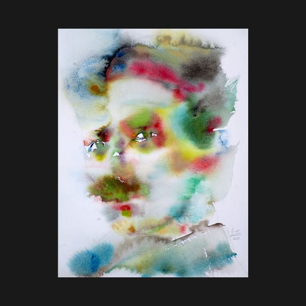 NIKOLA TESLA watercolor portrait .11 by lautir