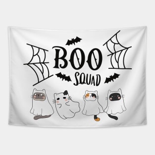 Boo squad Ghost Cat Tapestry