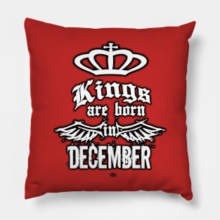 Kings of December Pillow