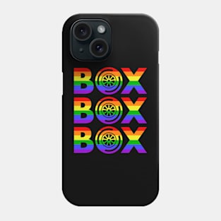 "Box Box Box" F1 Tyre Compound Pride Design Phone Case