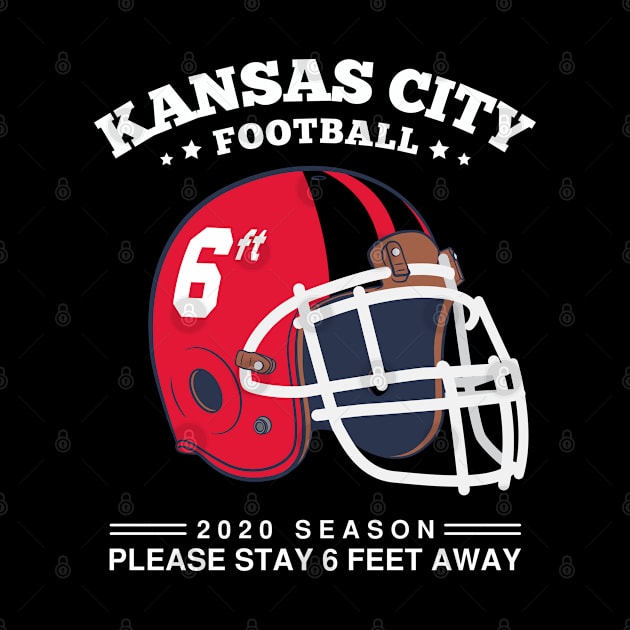 2020 NFL Kansas City Chiefs Spirit Stay 6ft Away by mckinney