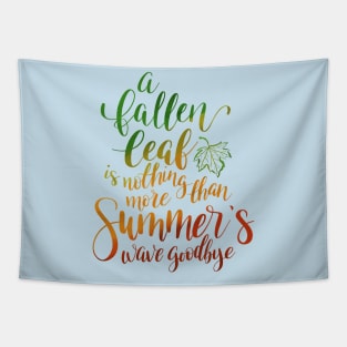 Summer’s wave goodbye Tapestry