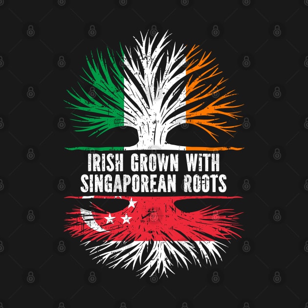 Irish Grown With Singaporean Roots Ireland Flag by silvercoin