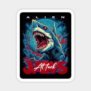 Alien Jaws Attack Magnet