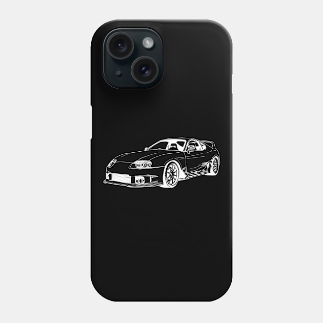 Japanese Classic Cars Phone Case by Hot-Mess-Zone