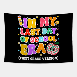 In My Last Day Of-School Era 1th grade Version gift for boys girls kids Tapestry