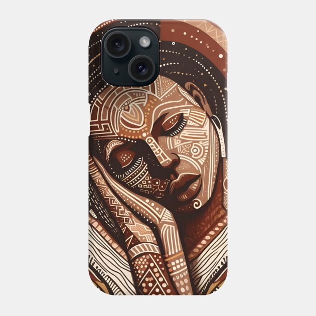 Explore the Cultural Depth: Australian Aboriginal Art and Unique Visual Traditions Phone Case by insaneLEDP