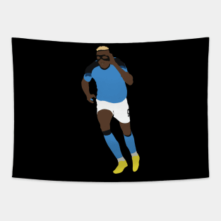 Victor Osimhen Napoli No. 9 Tapestry