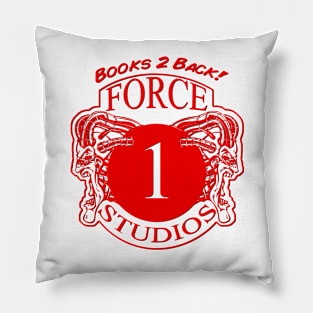 Books 2 Back by Force 1 Studios 1 Pillow