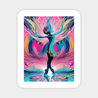Abstract Dancer Magnet