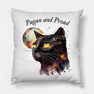 Witch's Black Cat Pillow