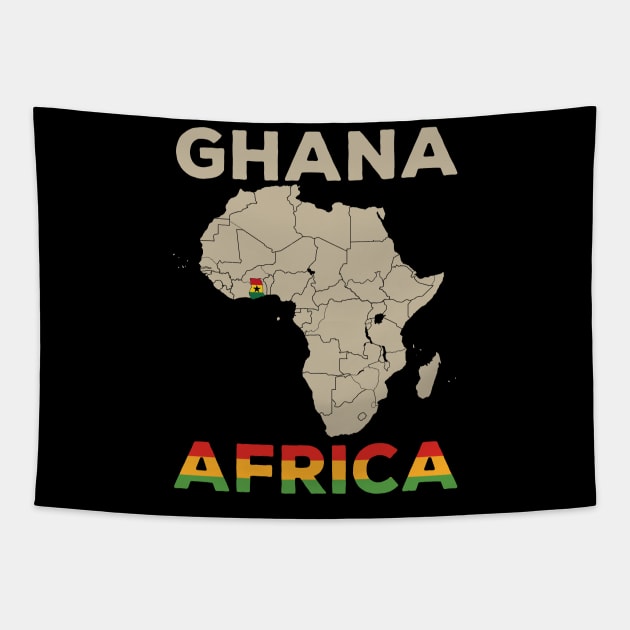 Ghana-Africa Tapestry by Cuteepi