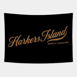 Harkers Island, NC Beachgoing Vacationing Tapestry