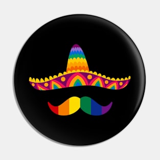 Cinco de Mayo Fiesta Gay Pride 2024 Men Women Funny Pin