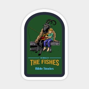 Funny Retro "The Miracle Of The Fishes" Parody Magnet