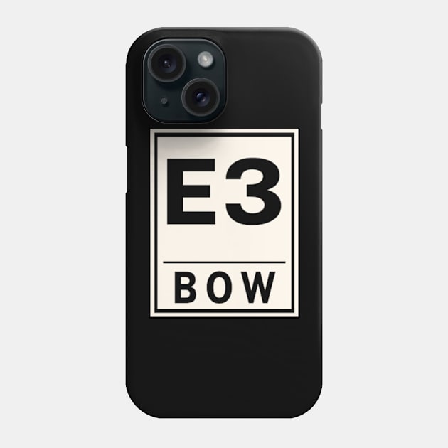 E3 BOW Postcode United Kingdom Phone Case by Batrisyiaraniafitri