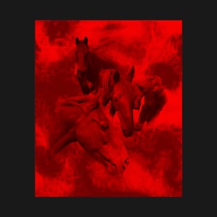Horses in the inferno T-Shirt
